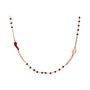 Collana Rosario Silver Soul Argento Rosa Cristallo