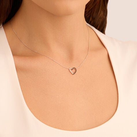 Collana Sophia Oro Bianco Diamante - Collane Donna | Stroili