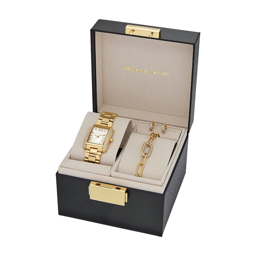 Combo Orologio Al Quarzo Michael Kors Emery Mk4837set - Orologi solo Tempo Donna | Stroili