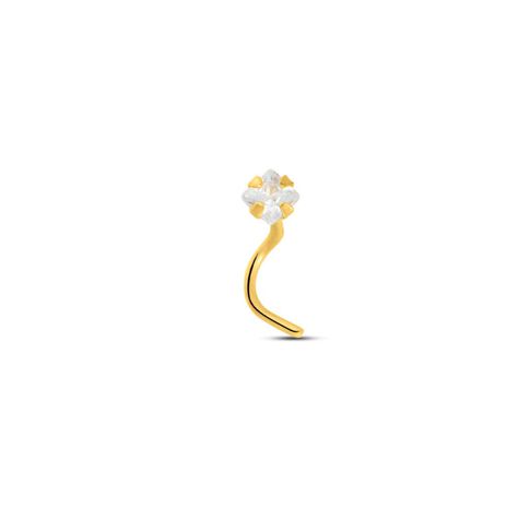 Piercing Naso Bon Ton Oro Giallo Cubic Zirconia - Piercing Naso Donna | Stroili