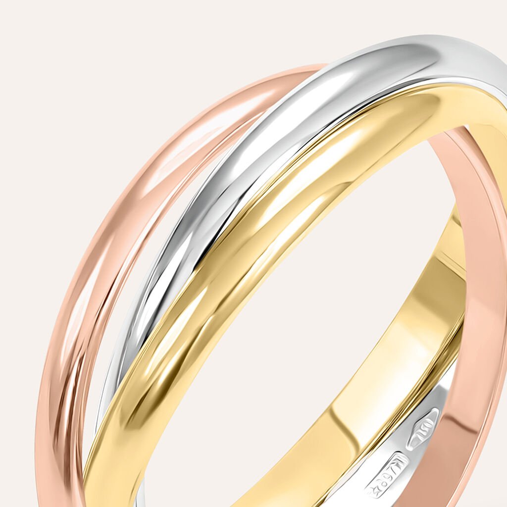 Fede Classica 1.98 mm Oro Tricolore - Anelli con Incisione Donna | Stroili