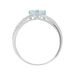 Anello Solitario Amélie Oro Bianco Topazio Cubic Zirconia - Anelli con Pietre Donna | Stroili