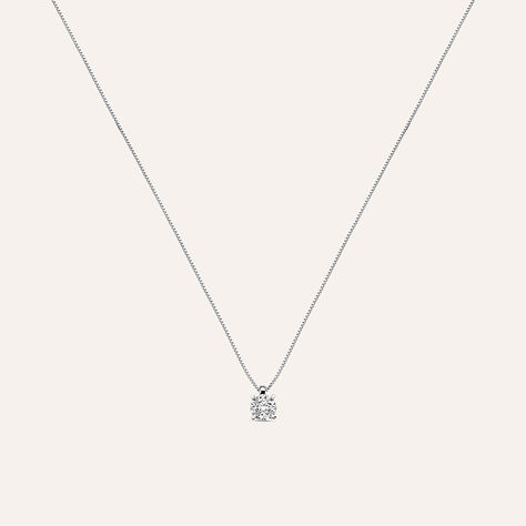 Collana Punto Luce Diamotion Oro Bianco Diamante - Collane Punto Luce Donna | Stroili