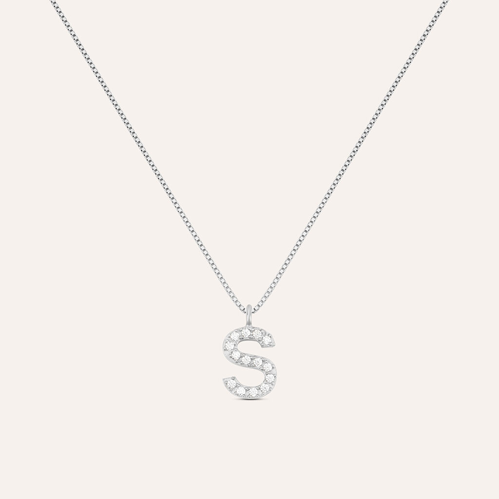 Collana Silver Moments Argento Rodiato Cubic Zirconia