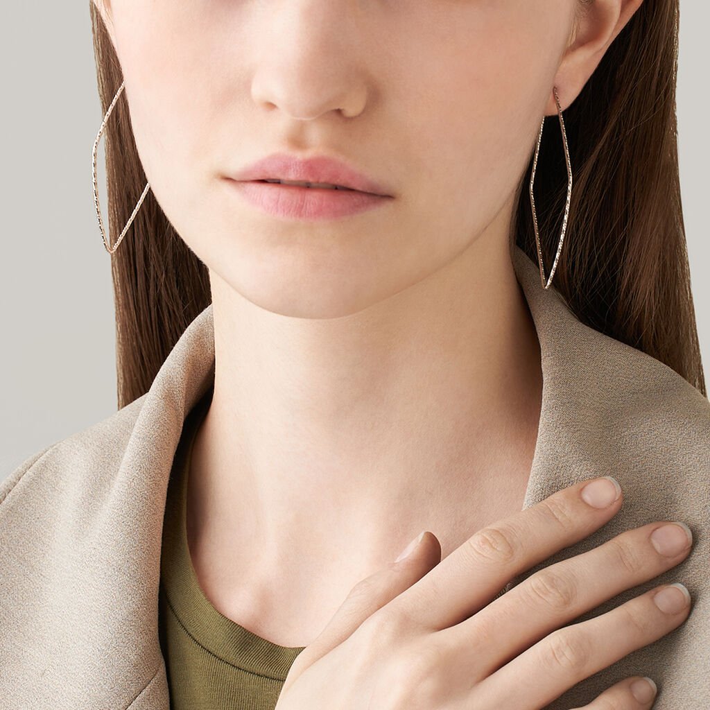Orecchini A Cerchio Silver Collection Argento Rodiato - Orecchini a Cerchio Donna | Stroili