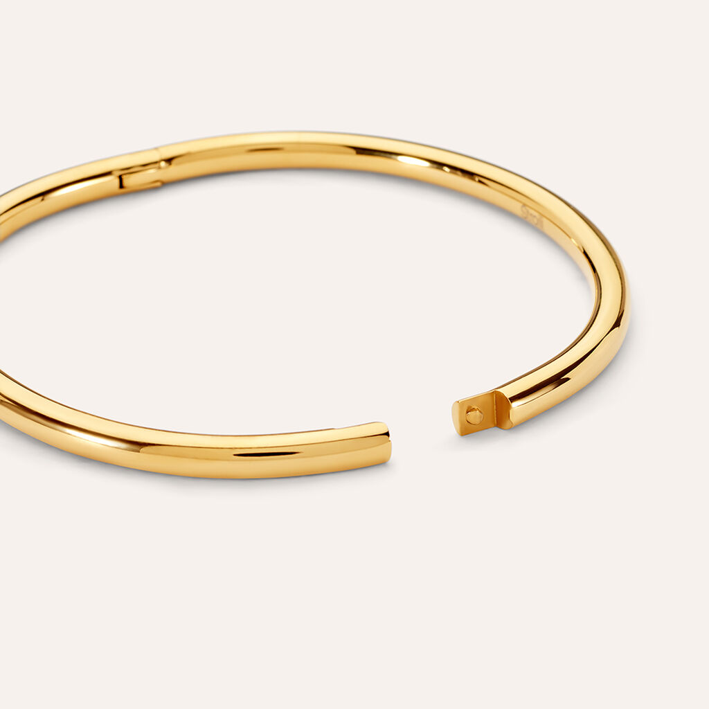 Bangle Lady Code Acciaio Dorato - Bracciali Rigidi Donna | Stroili