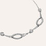 Bracciale Crystal Gold Oro Bianco Cristallo