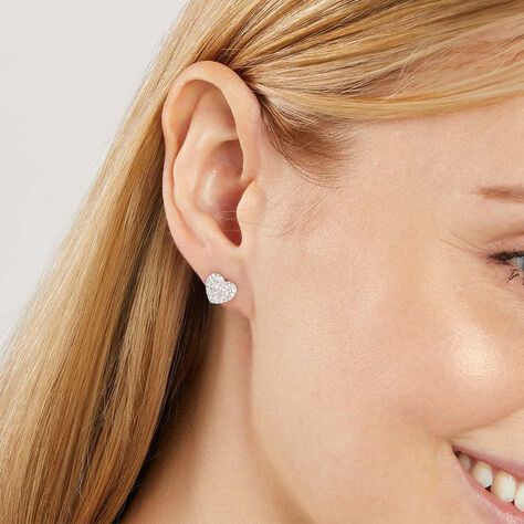 Orecchini Lobo Silver Moments Argento Rodiato Cubic Zirconia - Orecchini a Lobo Donna | Stroili