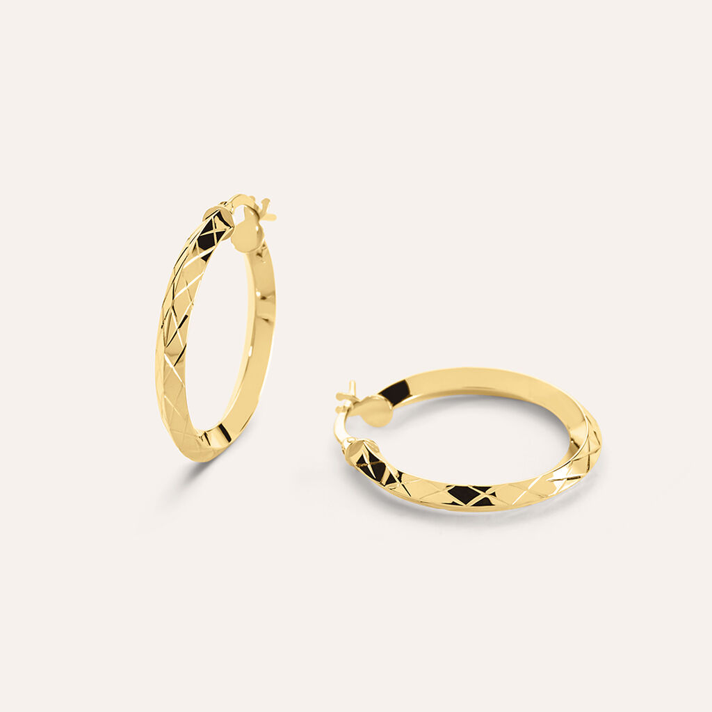 Orecchini A Cerchio Toujours Oro Giallo