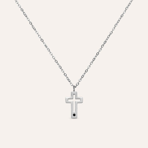 Collana Man Code Acciaio Cristallo - Collane Uomo | Stroili