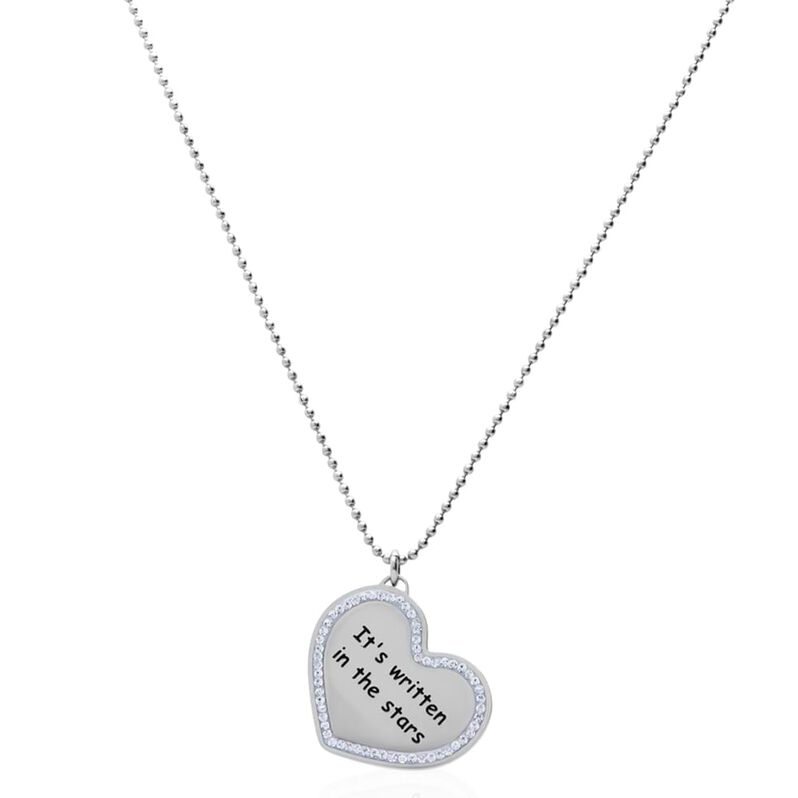 Collana con ciondolo in acciaio e strass It's written in the stars - Collane Donna | Stroili