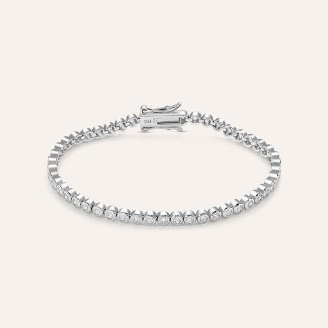 Bracciale Tennis Silver Elegance Argento Rodiato Cubic Zirconia - Bracciali Tennis Donna | Stroili