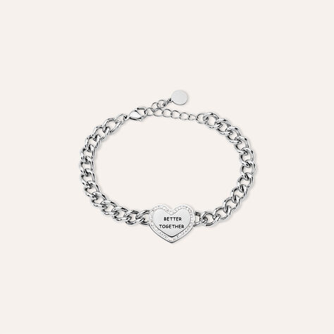 Bracciale Sunrise Acciaio Cristallo - Bracciali Love Donna | Stroili