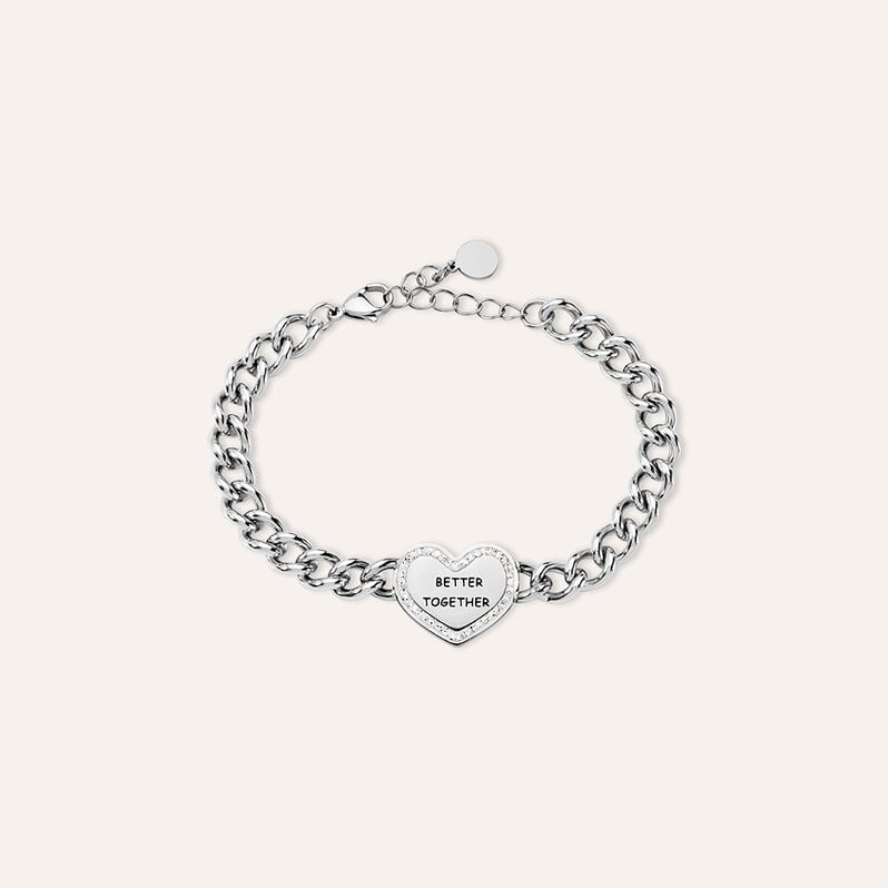 Bracciale Sunrise Acciaio Cristallo - Bracciali Love Donna | Stroili
