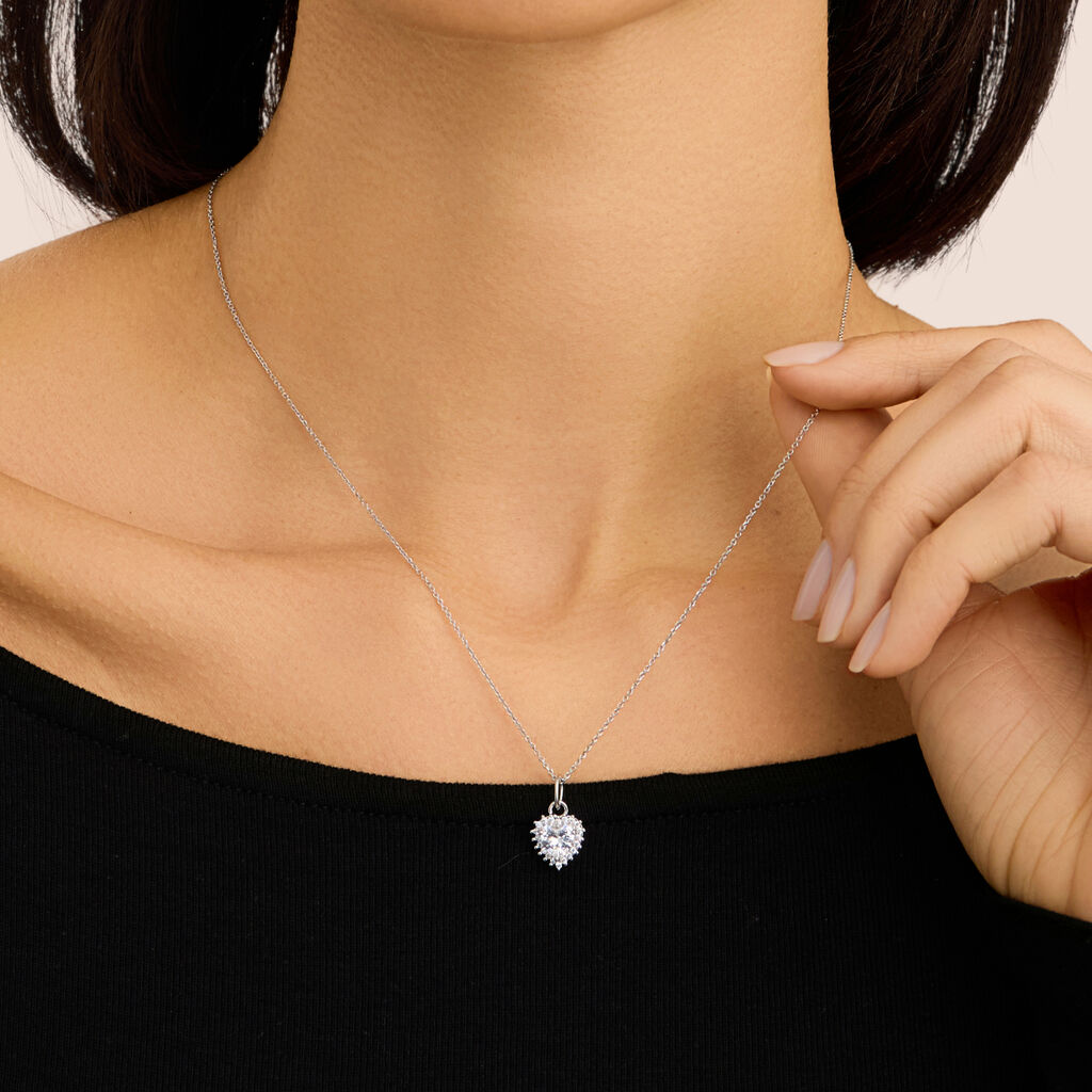 Collana Silver Elegance Argento Rodiato Cubic Zirconia - Collane Donna | Stroili