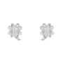 Orecchini Lobo Claire Oro Bianco Cubic Zirconia