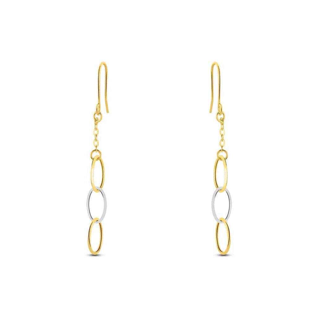 Orecchini Pendenti Beverly Oro Bicolore - Orecchini Pendenti Donna | Stroili