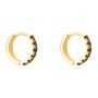 Orecchini A Cerchio Toujours Oro Giallo Cubic Zirconia