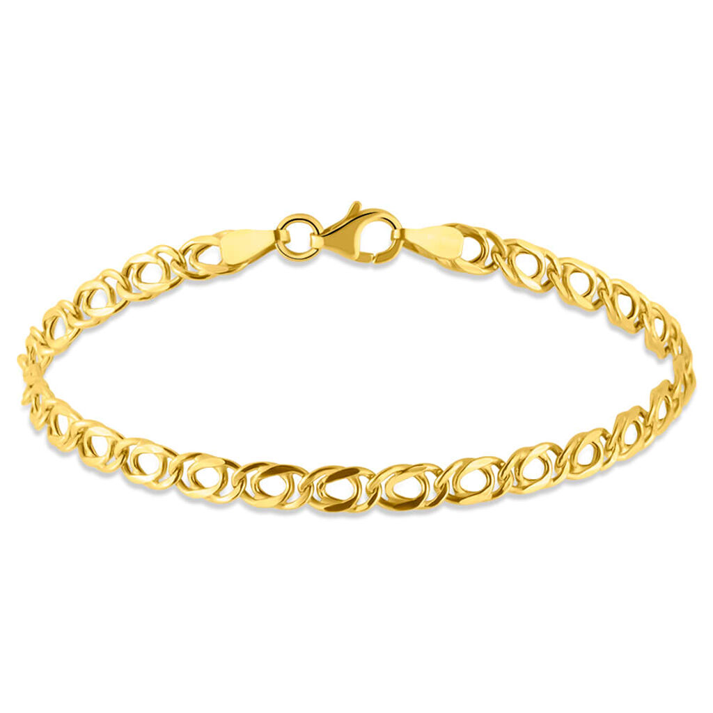Bracciale Catena Oro Uomo Oro Giallo