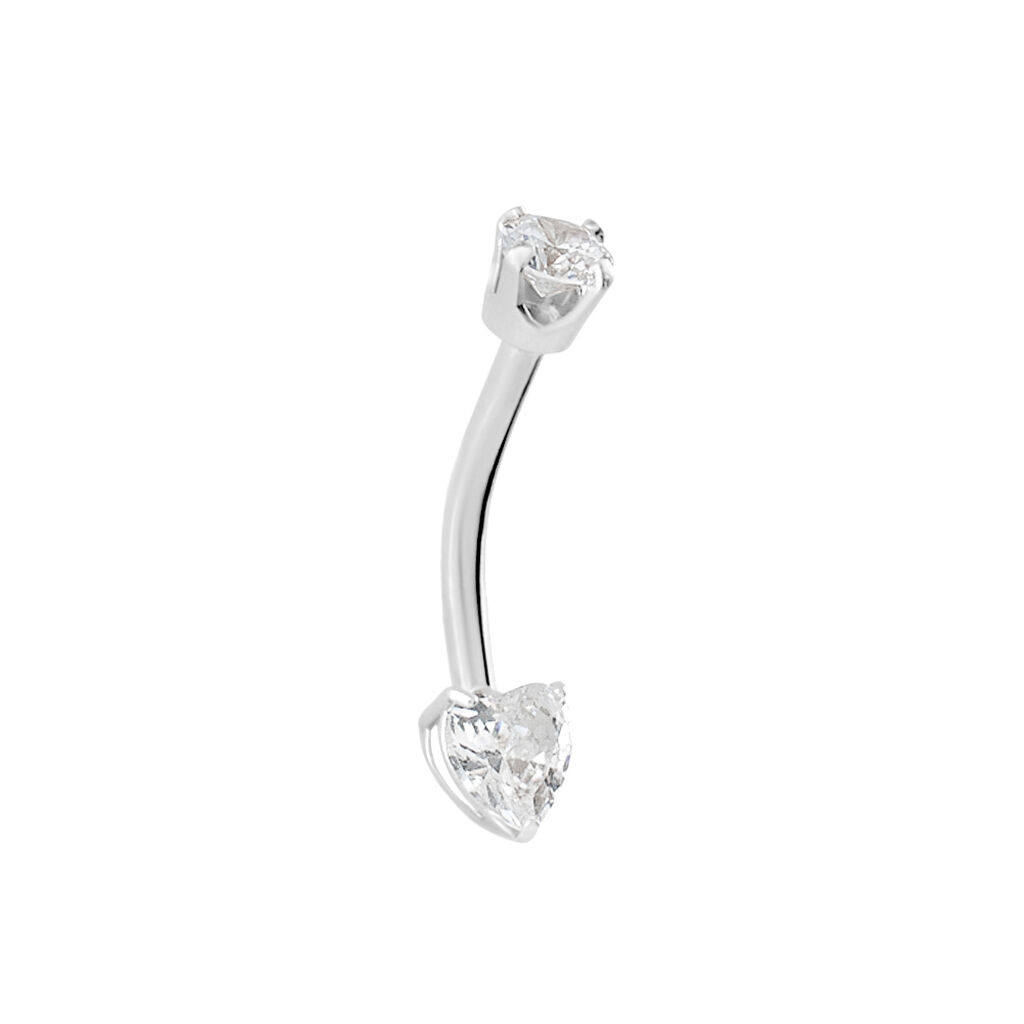 Piercing Ombelico Punto Luce Bon Ton Oro Bianco Cubic Zirconia - Gioielli Donna | Stroili
