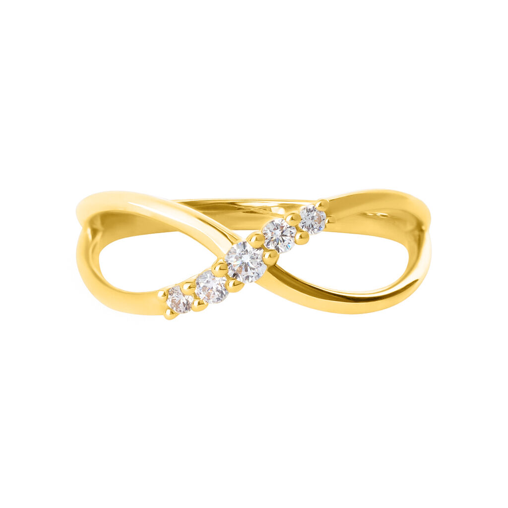 Anello Fantasia Claire Oro Giallo Cubic Zirconia - Anelli con Pietre Donna | Stroili