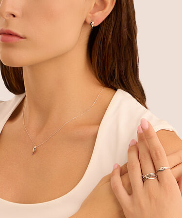 Anello Fascia Sophia Oro Bianco Diamante