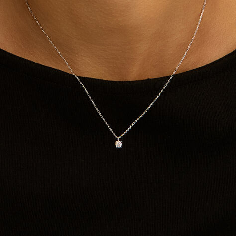 Collana Punto Luce Firmamenti Oro Bianco Diamante - Collane Donna | Stroili