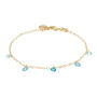 Bracciale Multi Punto Luce Golden Dream Placcato Oro Giallo Cubic Zirconia