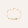 Bracciale Con Targhetta Holy Oro Giallo