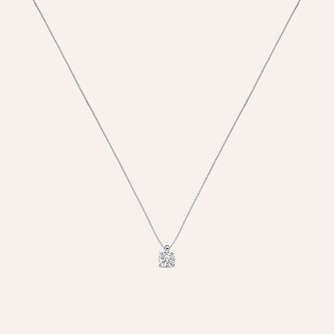 Collana Punto Luce Diamotion Oro Bianco Diamante - Collane Punto Luce Donna | Stroili
