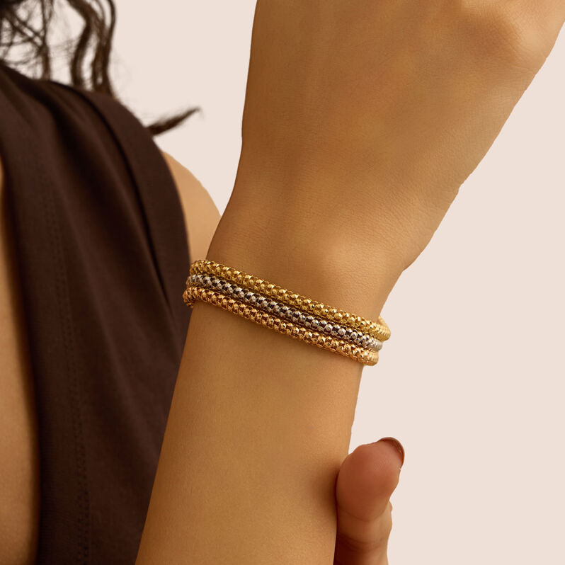 Bracciale Catena Golden Lover Oro Tricolore - Bracciali Donna | Stroili