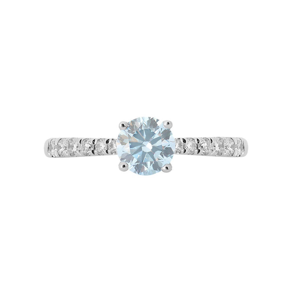 Anello Solitario Diamade Oro Bianco Diamante Lab-Grown - Anelli con Pietre Donna | Stroili