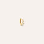 Mono Orecchino A Cerchio Silver Glow Argento Dorato Cubic Zirconia