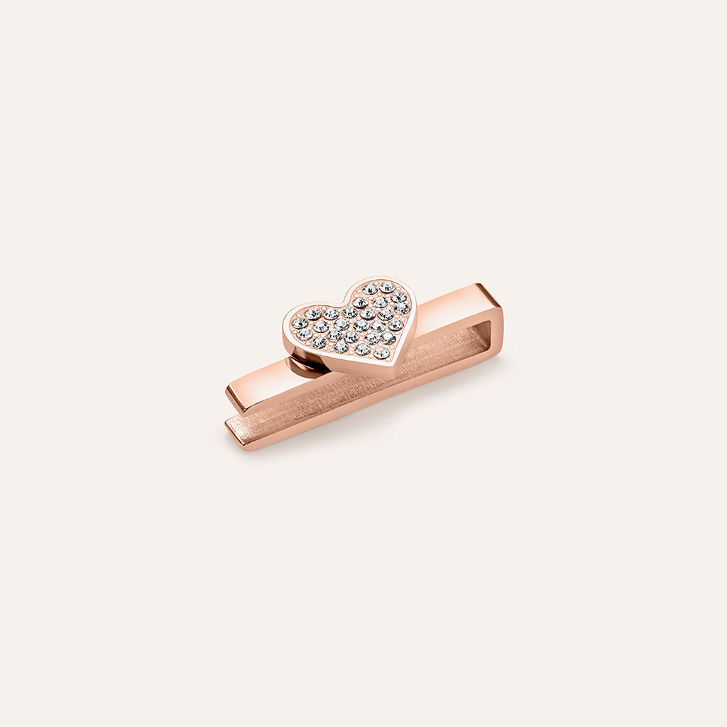 Charm in Acciaio con Cristalli Bianchi Compatibile con Stroili Smartwatch Square - Stroili Donna | Stroili