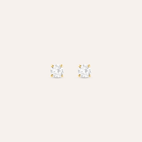 Orecchini Lobo Punto Luce Grace Oro Giallo Diamante - Orecchini a Lobo Donna | Stroili