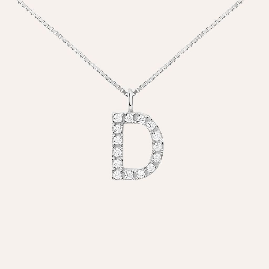 Collana Silver Moments Argento Rodiato Cubic Zirconia