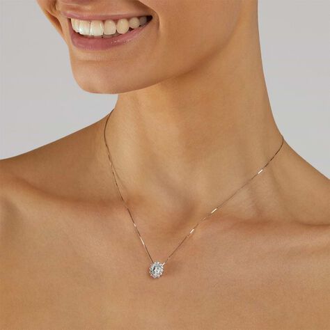 Collana Acquamarina Oro Bianco Acquamarina Diamante - Collane Donna | Stroili
