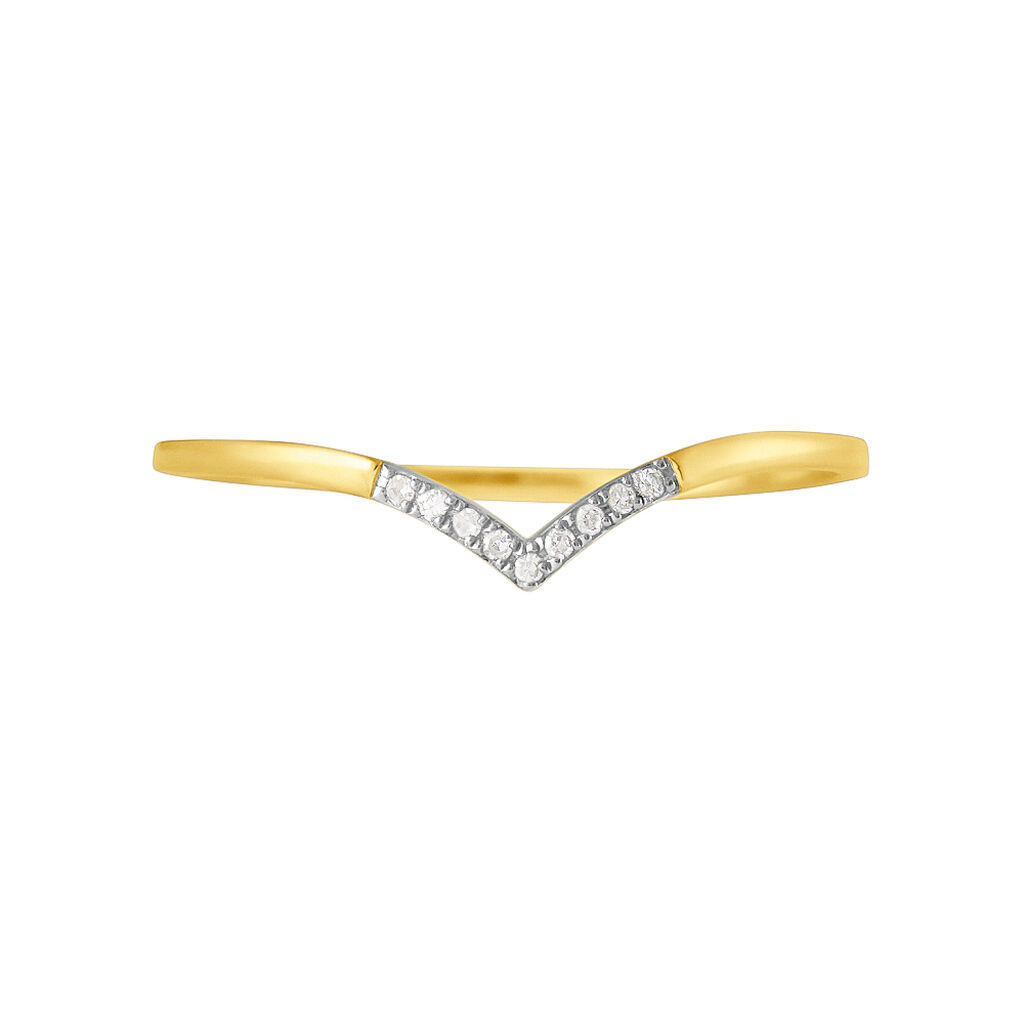 Anello Fantasia Sophia Oro Giallo Diamante - Anelli con Pietre Donna | Stroili