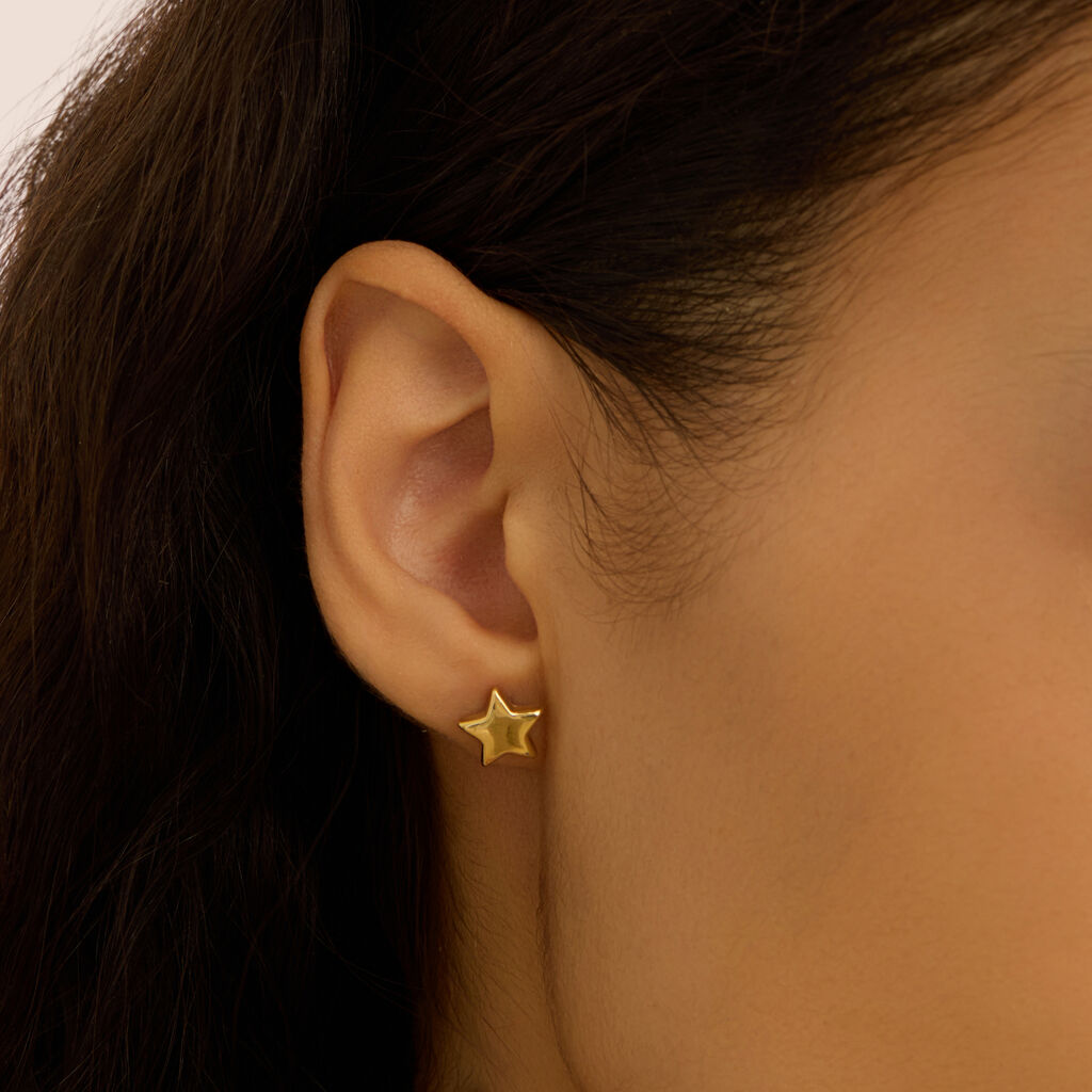 Orecchini Lobo Gold Essence Oro Giallo - Orecchini a Lobo Donna | Stroili
