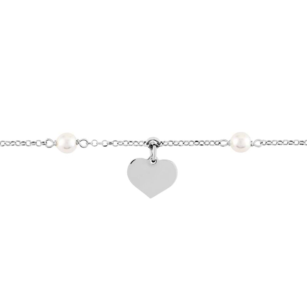 Bracciale Silver Pearls Argento Rodiato Perla sintentica - Bracciali con Incisione Donna | Stroili