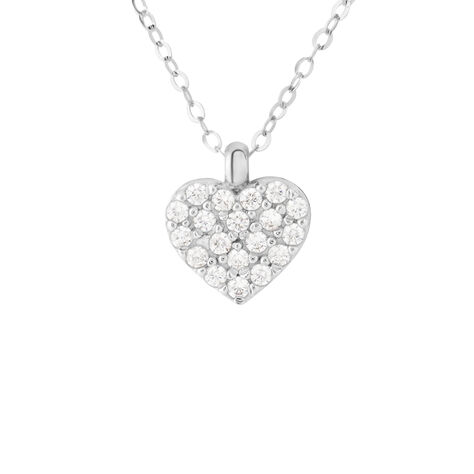 Collana Claire Oro Bianco Cubic Zirconia - Collane Donna | Stroili