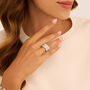 Anello Fascia Red Carpet Argento Rodiato Cubic Zirconia