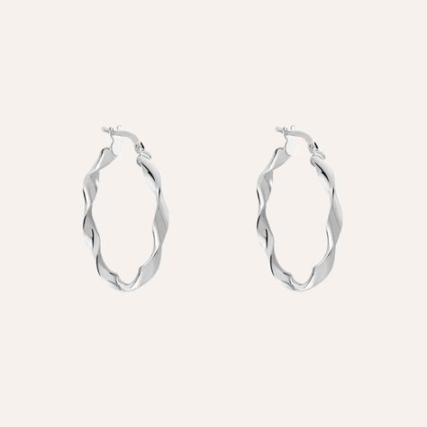 Orecchini A Cerchio Silver Collection Argento Rodiato - Orecchini a Cerchio Donna | Stroili