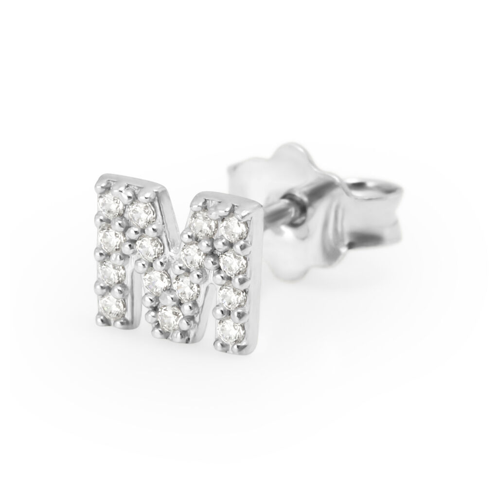 Mono Orecchino Lobo Silver Moments Argento Rodiato Cubic Zirconia - Mono Orecchino Donna | Stroili