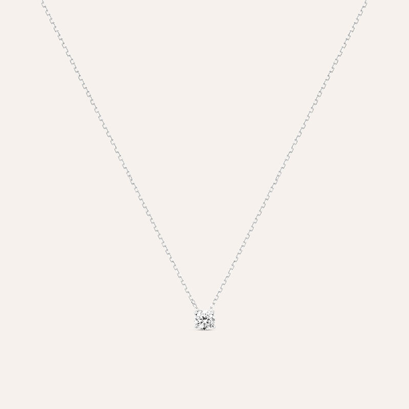 Collana Punto Luce Diamade Oro Bianco Diamante Lab-Grown - Collane Punto Luce Donna | Stroili