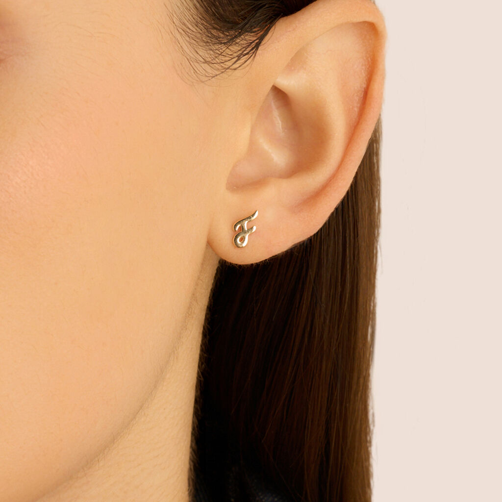 Mono Orecchino Lobo Bon Ton Oro Giallo