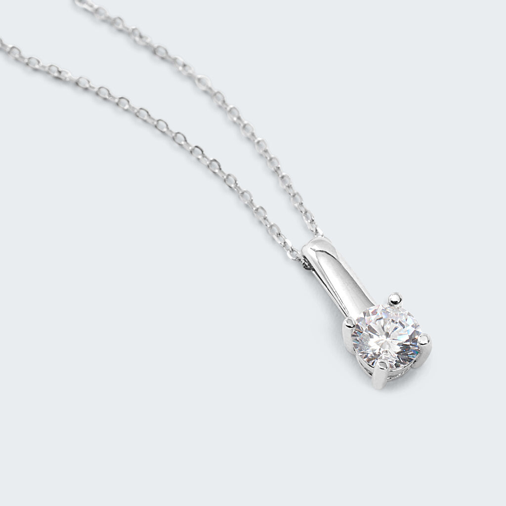Collana Punto Luce Silver Elegance Argento Rodiato Cubic Zirconia - Collane Punto Luce Donna | Stroili