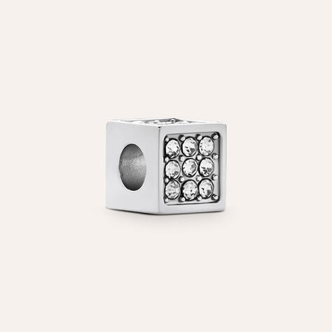 Bead Essential Code Acciaio Cristallo - Beads Uomo | Stroili