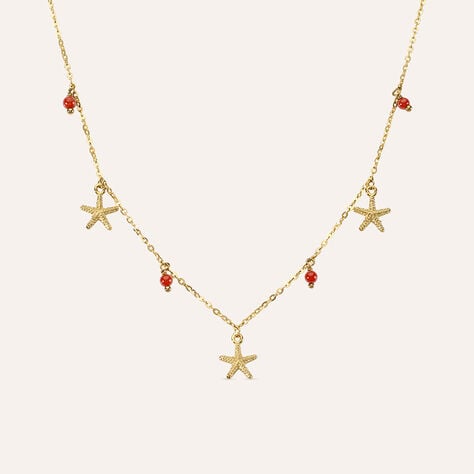 Collana Beverly Oro Giallo Corallo - Collane Donna | Stroili