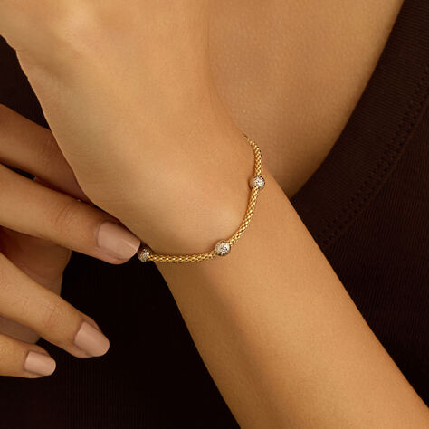 Bracciale Golden Lover Oro Bicolore - Bracciali Donna | Stroili